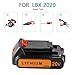 2Pack DSANKE LBXR20 3500mAh Replacement for Black and Decker 20V Lithium Battery Max LB20 LBX20 LST220 LBXR2020-OPE LBXR20B-2 LB2X4020 Cordless Tool Battery