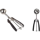 OXO Good Grips Medium Cookie Scoop & Good Grips Large Cookie Scoop, Multicolor, Large