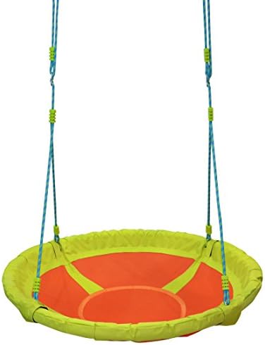YAONIEO 40" Flying Saucer Tree Swing with Soft Seat Children Platform Swing Indoor Outdoor Play Toy (Ship from US)