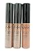 NYX Soft Matte Lip Cream, Stockholm, London, Abu Dhabi - Nude Collection 1, Pack of 3