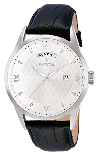 Invicta Men's 12242 Vintage Analog Display Swiss Quartz Black Watch