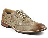 Ferro Aldo M-19266 Brown Mens Lace Up Wing Tip Dress Classic Shoes