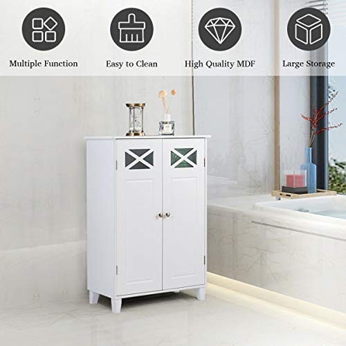 4 Tangkula+Bathroom+Standing+Adjustable+Organizer