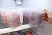 Refrigerator Organizer Container - Clear with Lid, Handle and 3 Smaller Bins - 2 Sets