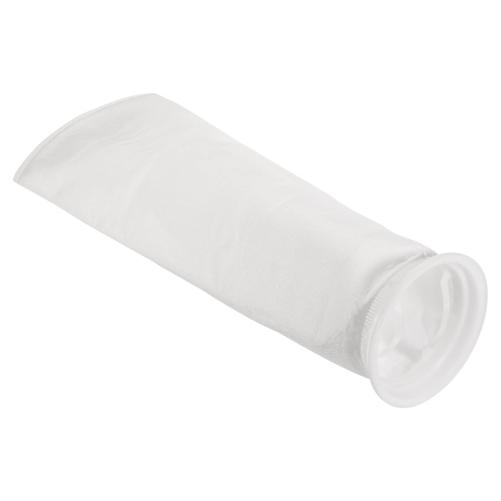 PATIKIL 6 Inch Ring Filter Socks 100 Micron, Mesh Bags Pool Skimmer Basket, White