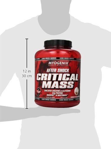 Myogenix Aftershock Crit Mass, Cookies & Cream, 5.62L, 6.4