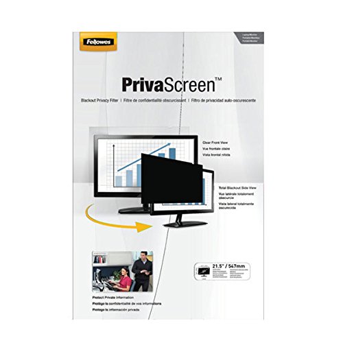 Fellowes PrivaScreen Privacy Filter for 21.5 Inch Widescreen Monitors 16:9 (4807001)