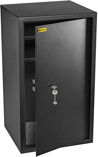 HomeSafe HV70K Large Safe with Key Lock, 70x40x36cm (HxWxD)