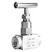 Simlug Gate Valve High Pressure Stainless Steel Bspp Female Thread Straight Needle Valve for Water Transmission(3/8