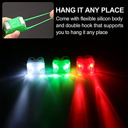 12 Pieces Navigation Lights Kayak Lights for Night Led Boating Lights