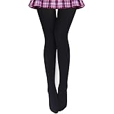 VERO MONTE Womens Opaque Fleece Lined Tights Colorful Warm Winter Thermal Tights