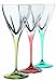 RCR 260150 Set of 6 Multicolor Wine Set, One Size, Multi-Color