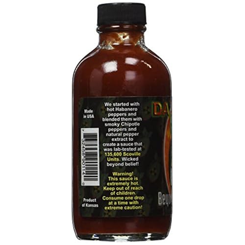 Da Bomb Beyond Insanity Hot Sauce, Bottle Grocery & Gourmet Food, Sauces, Gravies & Marinades, Hot Sauce