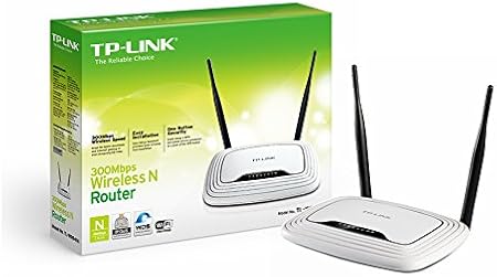 Amazon Com Tp Link Tl Wr841nd Wireless N300 Home Router 300mpbs Ip Qos Wps Button 2 Detachable Antennas Electronics