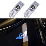 JKCOVER for Mini Cooper 3D Modified, Courtesy Lamp Car Door Welcome Lights DIY Projector Shadow