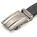 SQUEPLE Automatic Buckle Belt for Men 35MM Width Black Gift Box Package