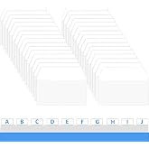 Zonon 400 Pieces Tabs 2 Inch Sticky Index Tabs, Writable and Repositionable | File Folder Labels Organize Notes, Page Markers Reading Annotation, Stick on Flags Classify Documents Office Supplies