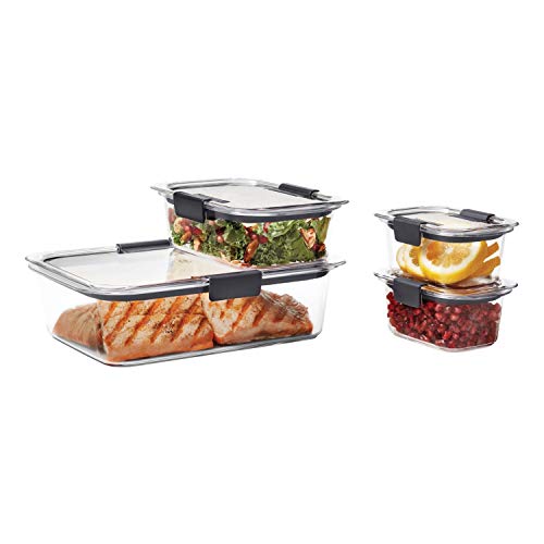 Rubbermaid Brilliance LeakProof Food Storage Containers with Airtight
