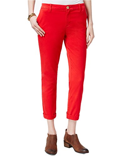 tommy hilfiger red chinos