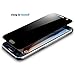 Cyxus Privacy Protective Premium Tempered Glass Ballistic 9H Hardness Screen Protector for Samsung Note 4 (Note4 Front Only) (Privacy Glass)