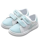 Toddler/Little Kids Walking Shoes, Soft and Light Weight PU Leather Casual Kids Sneakers, Color Changing in The Sun (9 M US Toddler, Green)