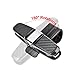 Petutu Double Sunglass Visor Clip Holder for Cars 3 Pack (Black)