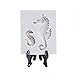 KALAIEN Seahorse Silicone Mold Candy Cake Baking Mould Gumpaste Sugar Craft Fondant Molds-Small