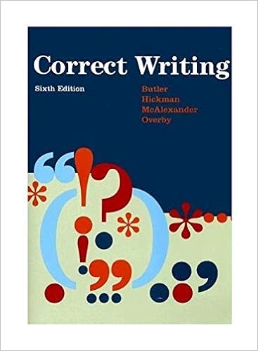 Correct Writing Amazon Co Uk Butler Books