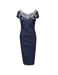 Vestidos de fiesta con pliegues bordados de tela Dobby para mujer