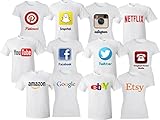 Go.Custom Social Media, Online Shopping Matching Shirt Halloween Custom Birthday Gift M Adult