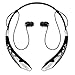 DolTech Bluetooth Headset Neckband Sports Bluetooth Running Headphones Stereo Earbuds with Mic (10 Hours Play Time, Bluetooth 4.1, Noise Cancelling, Sweatproof) -904 Black Silver