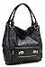 Scarleton Puffer Tote Bag for Women - Shoulder & Travel Handbag, Black