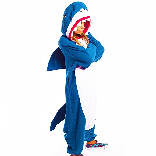 GOLECHA Custom Blue Sharky Shark Kigurumi Onesies Costumes