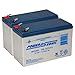 PS-1270 12 Volt 7 AH SLA Battery .250 F2 TERMINAL - 2 Pack
