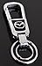 TSD Car Key chain Zinc alloy Handmade Leather Double Ring Keychain-4