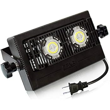10W Outdoor LED Flood Light, 110W Equiv. 1100 Lumens Bright, IP65 Waterproof Outdoor Security Light, 5700K Daylight White, Landscape Floodlight with Plug for Backyard, Garden, Warehouse