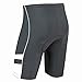 Mens Coolflo 8 Panel Cycling Shorts - Black/White - Lrg