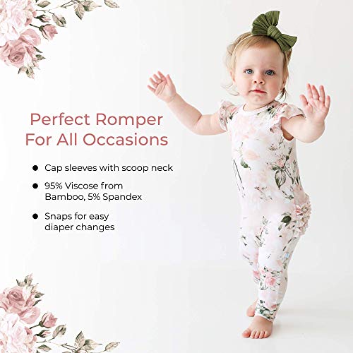 Posh-Peanut-Baby-Ruffled-Cap-Sleeve-Rompers-Newborn-Sleepers-Girls-Clothes-Kids-One-Piece-PJ-Soft-Viscose-from-Bamboo