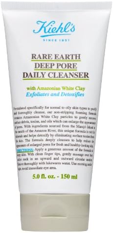Rare Earth Deep Pore Daily Cleanser 5.0 fl. oz 150 ml with Amazonian White Clay