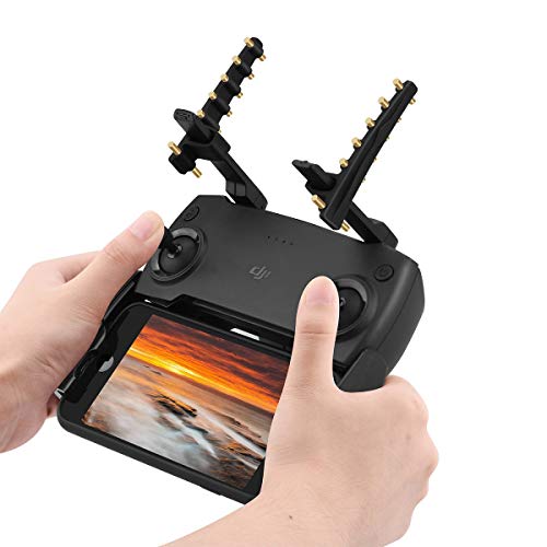 GEEMEE-fuer-DJI-Mavic-2PROAIRMiniPRO-Drohnen-Signal-Booster-Controller-Yagi-Signal-Booster-Antennen-Range-Extender-Fernbedienung-Antenne-Range-Extender-schwarzes-Gold