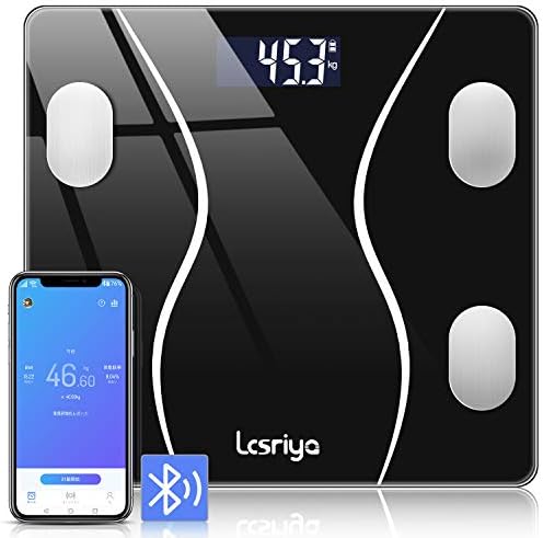 体重計 体組成計 体脂肪計 スマホ連動 Bluetooth対応 スマートスケール ヘルスメーター 体重 体脂肪率 体水分率 骨量 基礎代謝量 内臓脂肪レベル Bmiなど測定可能 Fitbit Apple Healthと連携 Ios Androidアプリで健康管理 体重管理 肥満予防 ダイエット 電池付き 薄型