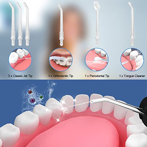 Water flossers Teeth, VAPTEC Cordless Cleaner, 400ml Large Capacity