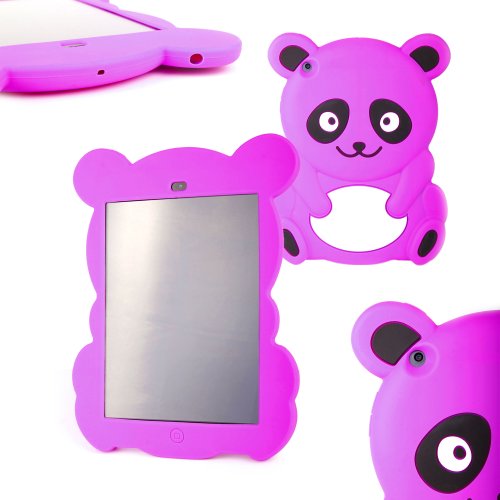 DURAGADGET Cute Purple Panda Bear Rubber Cover Custom Designed For The New Apple iPad Mini With Retina Display & Apple iPad Mini Tablets (Wi-Fi & Cellular) (16GB, 32GB, 64GB)