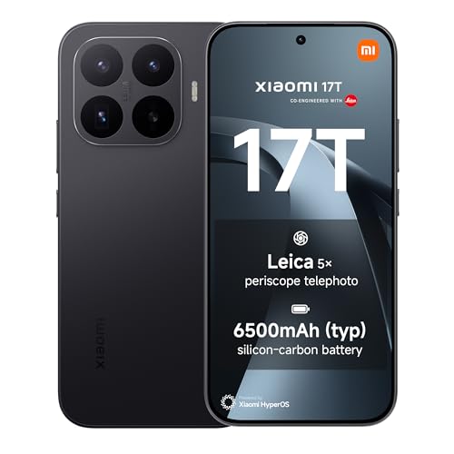 XIAOMI 17T Smartphone 12+512GB Black 6.59 120Hz Display