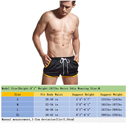 AIMPACT Heren Mesh Running Shorts Split Athletic Gym Shorts met Liner - Image 8