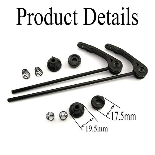 image for RuiLing 1 Pair Bike Wheel Hub Front and Rear Skewers Clip MTB Mountain