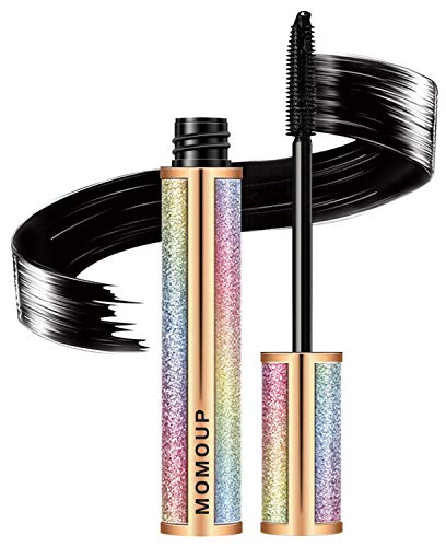 2 Pack Natural 4D Silk Fiber Lash Mascara, Lengthening and Thick, Long Lasting, Waterproof & Smudge-Proof, All Day Exquisitely, Full, Long, Thick, Smudge-Proof Eyelashes