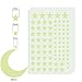 Glow in The Dark Stars,262 Art Stickers Tricolor Noctiluca Cheermo (Nl5StarC)
