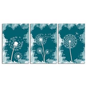 Wall26-3 Panel Canvas Wall Art- Ink Abstract -Giclee Painting Wall Bedroom Living Room Home Decoration - 16"x24" x 3 Panels