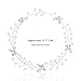 Bridalvenus Bride Wedding Headband Bridal Peal Halo Hair Accessory Headpiece for Women and Girls (Silver)